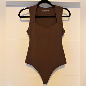 Abercrombie Bodysuit Brown NEW